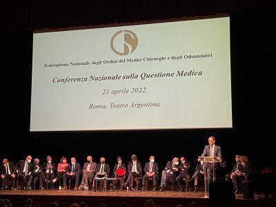 Medici: Fedriga a conferenza FNOMCEO 21.04.2022